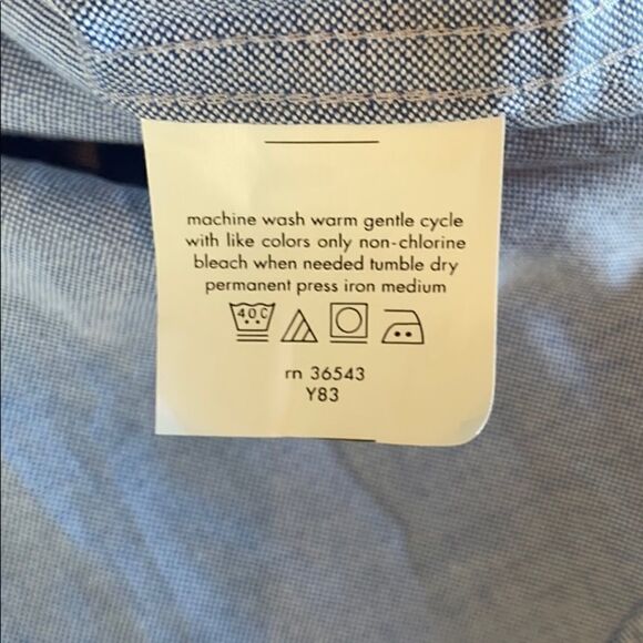 NWT Men’s Chaps Classic Fit Oxford dress shirt - Picture 8 of 8